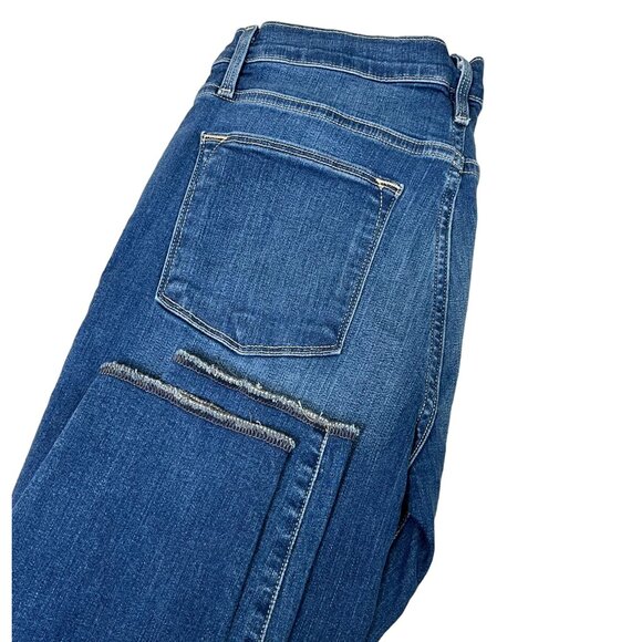 NEW Frame Women's Le High Raw Hem Ankle Skinny Jeans 27 in Lowell - Picture 8 of 12